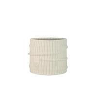 Buff Braga de cuello Knitted Hombre Mujer Adulto, Frio Extremo, Practico, Versatil, Moda, Aislamiento termico, Comodo, Talla Única, Blanco