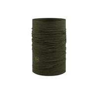 Buff®| Braga de cuello Merino Lightweight Bufanda Multifuncional 100% Lana Merino, Senderismo, Aire Libre, Sostenible, Ligera, Fina, Hombre Mujer Talla única Verde