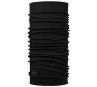 Buff Braga de cuello, Merino Midweight, Adulto Hombre Mujer, Negro, Talla unica, Bufanda Multifuncional 100% Lana Merino, Senderismo, Aire Libre, Sostenible, Ligera