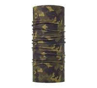 BUFF Braga de cuello, Original EcoStretch, Adulto Hombre Mujer, Green, Talla unica, Bufanda, Tubular, Multifuncion, Cuello y Cabeza, Correr, Caminar, Senderismo, Sostenible, Ligera
