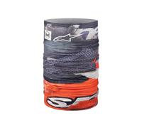 BUFF®| Braga de cuello Original EcoStretch Bufanda, Tubular, Multifuncion, Cuello y Cabeza, Correr, Caminar, Senderismo, Sostenible, Ligera Hombre Mujer Talla única Moto Negro