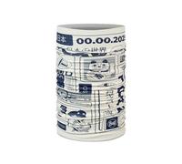 Buff Braga de cuello Original EcoStretch Hombre Mujer Adulto, Bufanda, Tubular, Multifuncion, Cuello y Cabeza, Correr, Caminar, Senderismo, Sostenible, Ligera, Talla Única, Blanco Nube