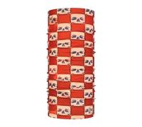 BUFF®, Braga de cuello Original EcoStretch Hombre Mujer Multifucional Talla unica, Caminar, Cuello y Cabeza, Senderismo, Sostenible, Running, Ligera, Estampada, skull plaid