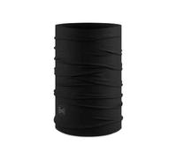 BUFF®, Braga de cuello Original EcoStretch Hombre Mujer Multifucional Talla unica, Caminar, Cuello y Cabeza, Senderismo, Sostenible, Running, Ligera, Color Liso, Negro