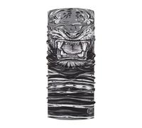 BUFF®, Braga de cuello Original EcoStretch Hombre Mujer Multifucional Talla unica, Caminar, Cuello y Cabeza, Senderismo, Sostenible, Running, Ligera, Estampada, tiger grey