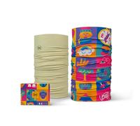 Buff®| Braga de cuello Pack Regalo Hombre Mujer Adulto Flexible, Proteccion UPF50, Ligera, Elastica, Material Reciclado, Deporte, Verano, Talla Única, Multi