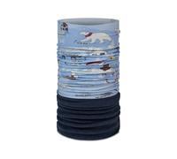 Buff Braga de cuello Polar Niño Niña, Multifucional, Calida, Forro, Comoda, Sueve, Talla Única, Gris Tordillo