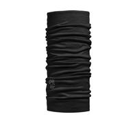 BUFF Bufanda multifuncional ligera de lana merino negro one_size