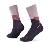 Buff| Calcetines LW Merino Wool Crew Ligeros, Senderismo, Resistencia Natural, Comodidad, Acolchado, XL, Rosa