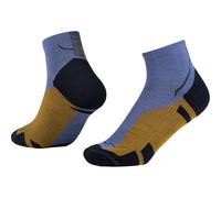 Buff| Calcetines LW Merino Wool Quarter Ligeros, Senderismo, Resistencia Natural, Comodidad, Acolchado Hombre Mujer M Blu