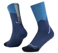 Buff| Calcetines Merino HW Over the Calf Lana Merino, Control de olores, Regulacion termica, Amortiguacion, Comodidad, Esqui, Nieve, Calidad Hombre Mujer L Azul