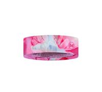 BUFF®| Cinta CoolNet UV® Slim Comoda, Proteccion UPF50, Deporte, Elastica, Material Reciclado, Calidad, Estrecha, Regula Temperatura Talla única Rosa y Blanco