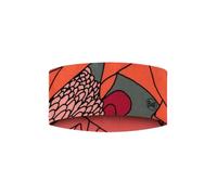 BUFF®| Cinta CoolNet UV® Wide Comoda, Proteccion UPF50, Deporte, Elastica, Material Reciclado, Calidad Talla única Rojo