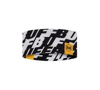 BUFF®| Cinta CoolNet UV® Wide Hombre Mujer Adulto Comoda, Proteccion UPF50, Deporte, Elastica, Material Reciclado, Calidad, Talla Única, Negro Logo
