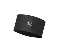 BUFF®| Cinta CoolNet UV® Wide Hombre Mujer Adulto Comoda, Proteccion UPF50, Deporte, Elastica, Material Reciclado, Calidad, Talla Única, Negro