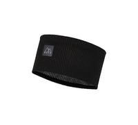 Banda para cabeza Buff Crossknit Headband Color: negro/gris