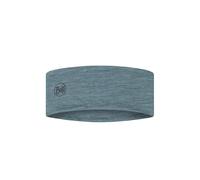 BUFF®| Cinta LW Merino Wool Headband Hombre Mujer Adulto Regula Temperatura, 100% Lana Merino, Aire Libre, Sostenible, Ligera, Comodidad, Talla Única, Azul