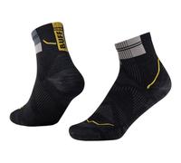 BUFF Coolnet® Quarter Sock - Unisex - Amarillo / Negro / Gris - talla 42-44- modelo 2026