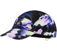 Buff®| Gorra CoolNet® UV Pack Speed Flexible, UPF50, Elemento Reflectante, Comoda, Elastica, Correr, Ventilacion, Plegable L/XL Azul Estampado