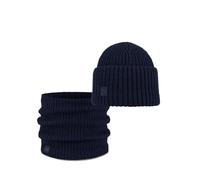 Buff Dúo Pack Knitted Gorro Rutger Midnight Azul y Knitted & Fleece Braga de Cuello Rutger Midnight Azul Talla única Adulto