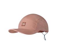 Buff®| Gorra 5 Panel Explore Hombre Mujer Adulto Flexible, UPF50, Aventura, Ajustable, Materiales Reciclados, Comoda, Calidad, Talla Única, Rojo