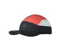 Buff Gorra, 5 Panel Go, Adulto Hombre Mujer, Ecru, S/M, Flexible, UPF50, Ajustable, Sostenible, Ligera, Correr, Materiales reciclados, Comoda