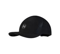 Buff®| Gorra 5 Panel Go Flexible, UPF50, Ajustable, Sostenible, Ligera, Correr, Materiales reciclados, Comoda, Hombre Mujer S/M Negro