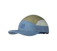 Buff®| Gorra 5 Panel Go Hombre Mujer Adulto Flexible, UPF50, Ajustable, Sostenible, Ligera, Correr, Materiales reciclados, Comoda, S/M, Gris