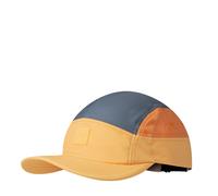 Buff®| Gorra 5 Panel Go Hombre Mujer Adulto Flexible, UPF50, Ajustable, Sostenible, Ligera, Correr, Materiales reciclados, Comoda, S/M, Naranja