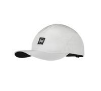 Buff®| Gorra Speed Hombre Mujer Adulto Ligera, Plegable, Materiales reciclados, Proteccion Solar UPF 50, Running, Correr, Deporte, L/XL, Blanco Liso