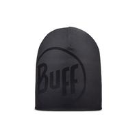 Buff| Gorro EcoStretch Beanie Muy Elastico, Materiales Reciclados, Comodo, Proteccion Solar, Sin Costura, Multifuncional Negro