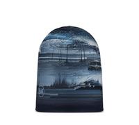 Buff Gorro EcoStretch Hombre Mujer Adulto, Muy Elastica, Materiales Reciclados, Comoda, Proteccion Solar, Sin Costura, Multifuncional, Talla Única, Azul Oser