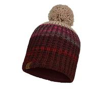 Buff Gorro Tricot y Polar Alina Maroon Mujer Talla única