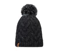 Buff Gorro Knitted & Fleece Band Mujer Adulto, Frio Extremo, Practico, Versatil, Moda, Aislamiento Termico, Comodo, Talla Única, Gris Oscuro