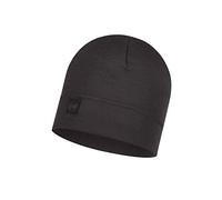 Buff Gorro, Merino Heavyweight, Adulto Hombre Mujer, Negro, Talla Unica