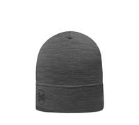 Buff®| Gorro Merino Lightweight Bufanda Multifuncional 100% Lana Merino, Senderismo, Aire Libre, Sostenible, Ligera, Fina, Hombre Mujer Talla única Gris