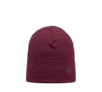 Buff Gorro Merino Midweight Hombre Mujer Adulto, Bufanda Multifuncional 100% Lana Merino, Senderismo, Aire Libre, Sostenible, Ligera, Talla Única, Rojo