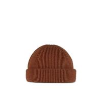 Buff Knitted Beanies Hats, Cinnamon Brown, Talla única Unisex