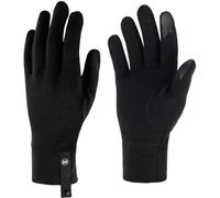 Buff| Guantes Merino Midweight Bufanda Multifuncional 100% Lana Merino, Senderismo, Aire Libre, Sostenible, Ligera Hombre Mujer XL Negro