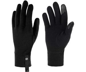 Buff| Guantes Merino Midweight Bufanda Multifuncional 100% Lana Merino, Senderismo, Aire Libre, Sostenible, Ligera Hombre Mujer S Negro