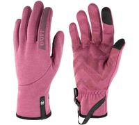 Buff| Guantes Tech Fleece Ligera, Ancha, Climas frios, Deporte, Bloquear viento, Comodidad Hombre Mujer L Rosa