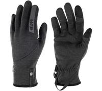 Buff| Guantes Tech Fleece Ligera, Ancha, Climas frios, Deporte, Bloquear viento, Comodidad Hombre Mujer M Negro