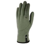Buff| Guantes Tech Fleece Ligera, Ancha, Climas frios, Deporte, Bloquear viento, Comodidad Hombre Mujer S Verde
