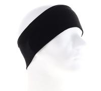 BUFF®| Cinta LW Merino Wool Headband Hombre Mujer Adulto Regula Temperatura, 100% Lana Merino, Aire Libre, Sostenible, Ligera, Comodidad, Talla Única, Negro