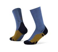 Buff Lightweight Merino Wool Crew Chaussettes M Bleu