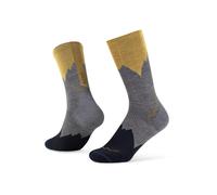 Buff Lightweight Merino Wool Crew Chaussettes S Gris/argent