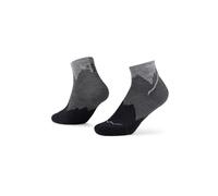 Buff Lightweight Merino Wool Quarter Chaussettes M Gris/argent