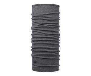BUFF Tubular multifuncional de lana merina de peso medio gris