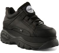 Buffalo 1339-14 2.0 Plateau Classic Low Lace Up Mens Trainer En Negro UK 8-11