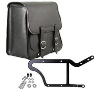 BUFFALO BAG Boston - Alforja para sillín (28 L, izquierda, con soporte compatible con HD Harley Davidson Low Rider Sport Glide (2018)